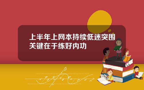 上半年上网本持续低迷突围关键在于练好内功
