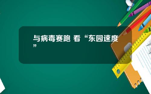 与病毒赛跑 看“东园速度”