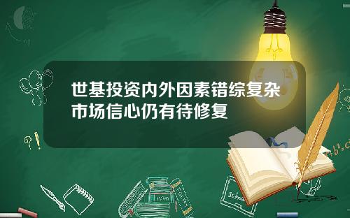 世基投资内外因素错综复杂市场信心仍有待修复