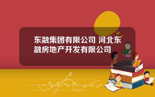东融集团有限公司 河北东融房地产开发有限公司