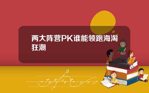 两大阵营PK谁能领跑海淘狂潮