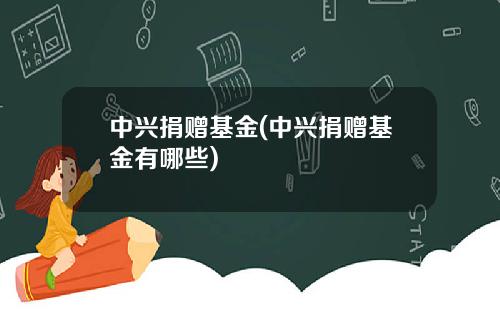 中兴捐赠基金(中兴捐赠基金有哪些)