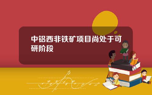 中铝西非铁矿项目尚处于可研阶段