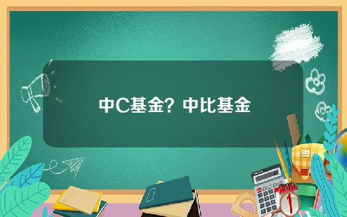 中C基金？中比基金