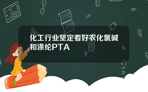 化工行业坚定看好农化氯碱和涤纶PTA