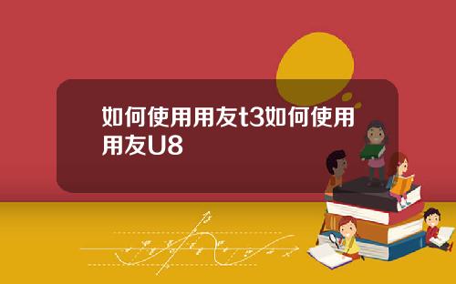 如何使用用友t3如何使用用友U8