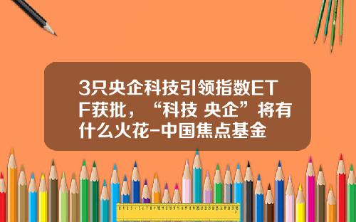 3只央企科技引领指数ETF获批，“科技+央企”将有什么火花-中国焦点基金