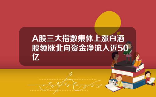 A股三大指数集体上涨白酒股领涨北向资金净流入近50亿