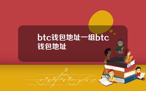 btc钱包地址一组btc钱包地址