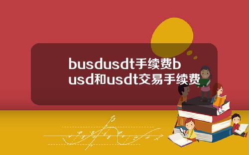 busdusdt手续费busd和usdt交易手续费