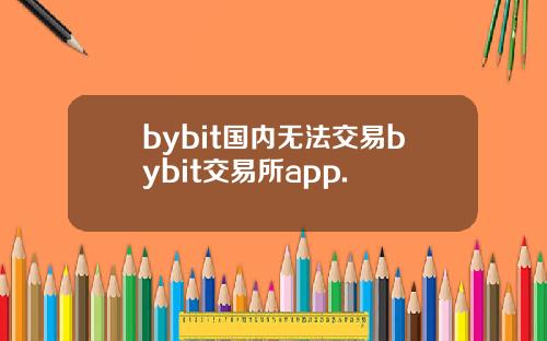 bybit国内无法交易bybit交易所app.