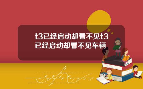 t3已经启动却看不见t3已经启动却看不见车辆