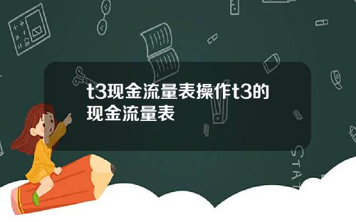 t3现金流量表操作t3的现金流量表