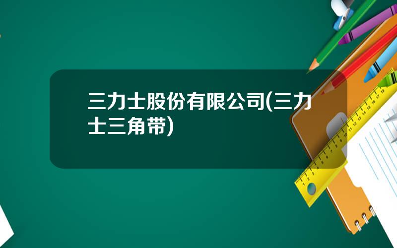 三力士股份有限公司(三力士三角带)
