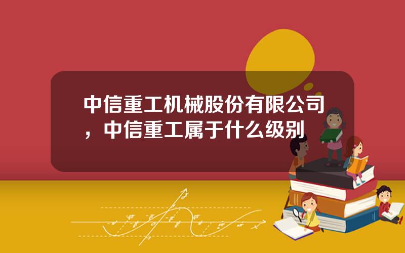 中信重工机械股份有限公司，中信重工属于什么级别