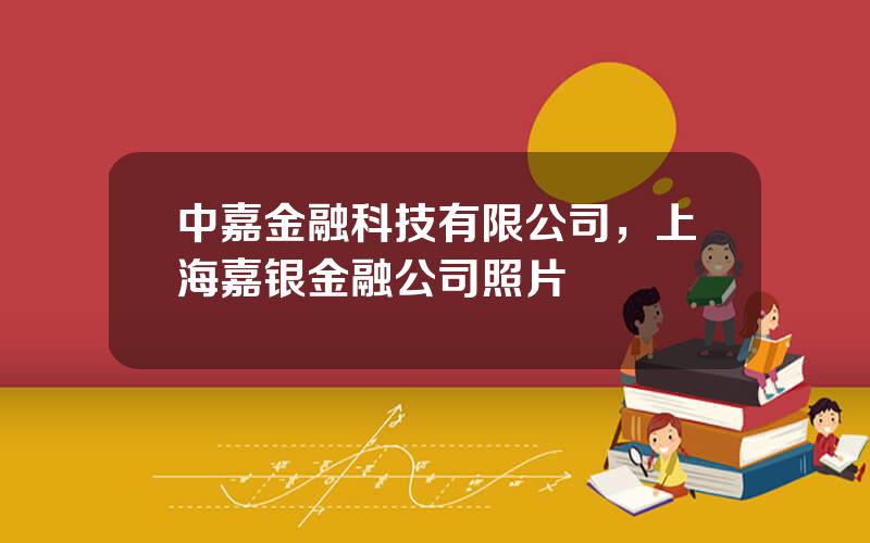 中嘉金融科技有限公司，上海嘉银金融公司照片