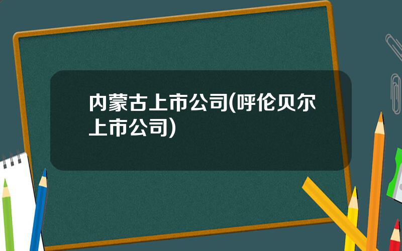 内蒙古上市公司(呼伦贝尔上市公司)
