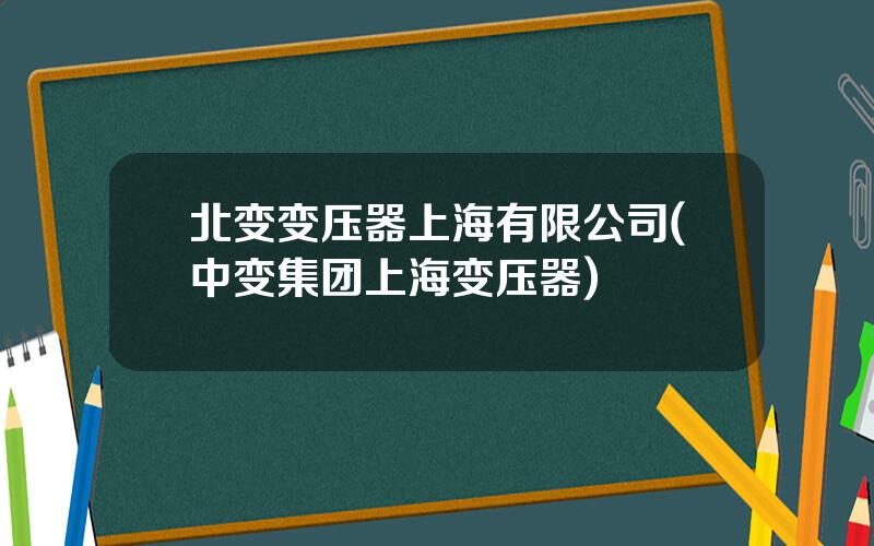 北变变压器上海有限公司(中变集团上海变压器)