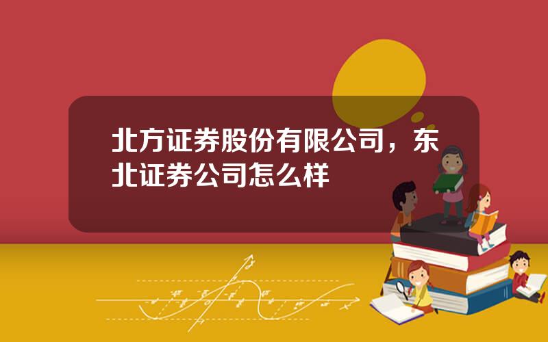 北方证券股份有限公司，东北证券公司怎么样